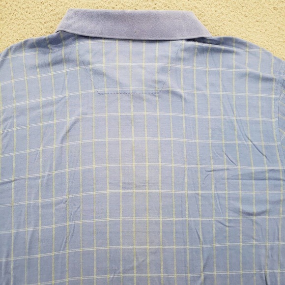 WH Belk Shirt Mens Medium Blue Performance Polo Short Sleeve Golf Outdoors - Picture 5 of 10